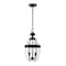 Z-Lite Westover 2 Light Outdoor Chain Mount Ceiling Fixture, Black & Clear Beveled 580CHM-BK - alternate 2